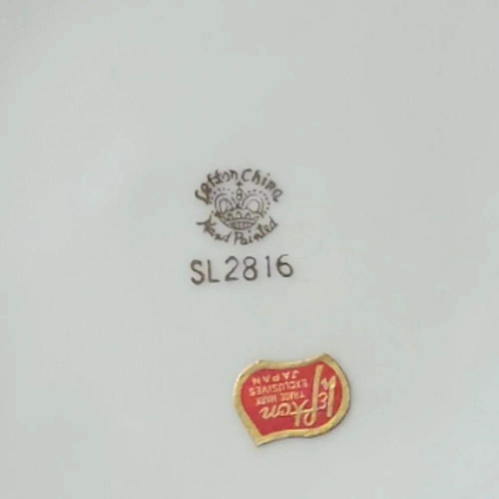 Lefton painted plate